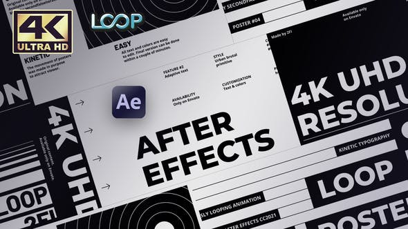 Repeat Kinetic Posters - 33799327 Videohive Download