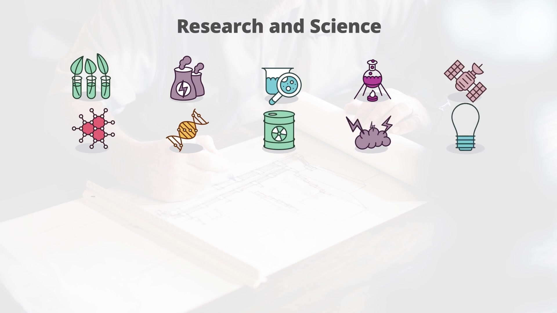 Research And Science Flat Animation Icons (MOGRT) Videohive 23659579 Premiere Pro Image 5