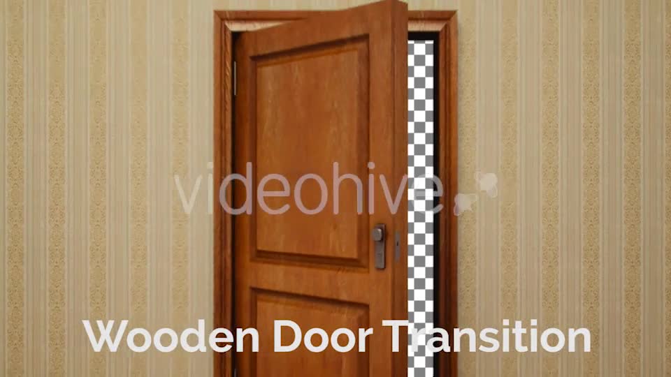 Residential Wooden Door Transition - Download Videohive 10564334