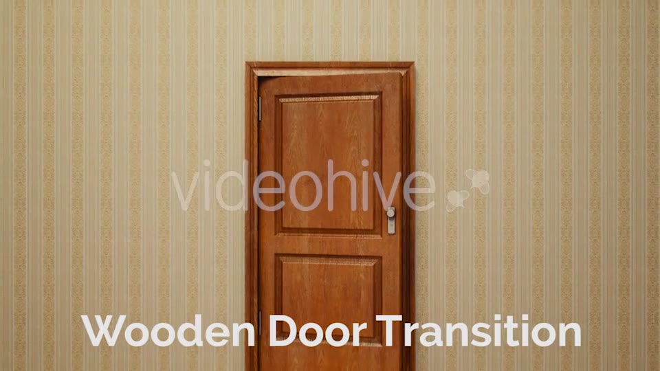 Residential Wooden Door Transition - Download Videohive 10564334