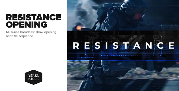 Resistance | Show Opening Title Sequence - Download Videohive 21475170