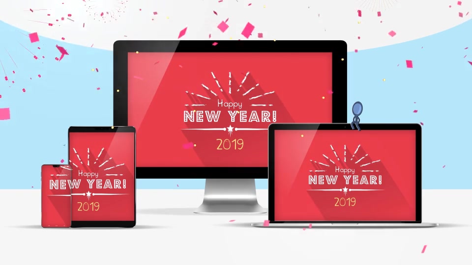 Responsive Holiday & New Year Greetings! Videohive 22835949 After Effects Image 10