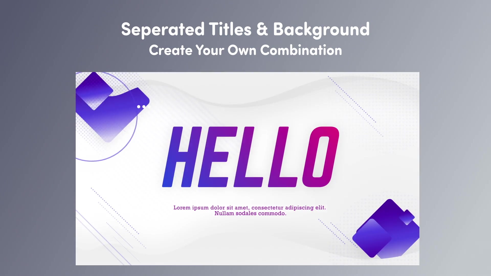 Responsive Titles and Backgrounds Pack Videohive 24709342 Premiere Pro Image 4