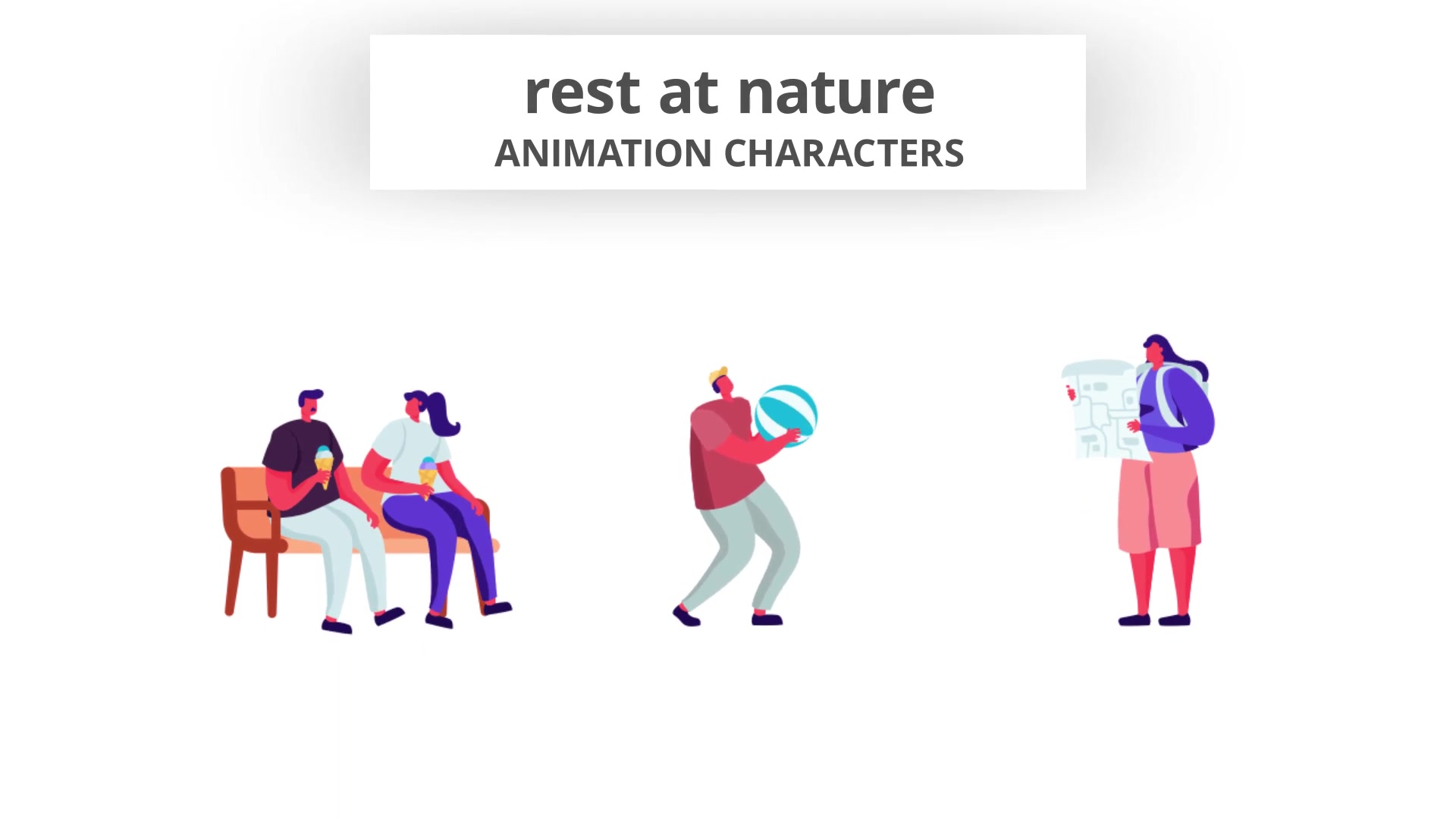 Rest at Nature Character Set Videohive 32842665 After Effects Image 4