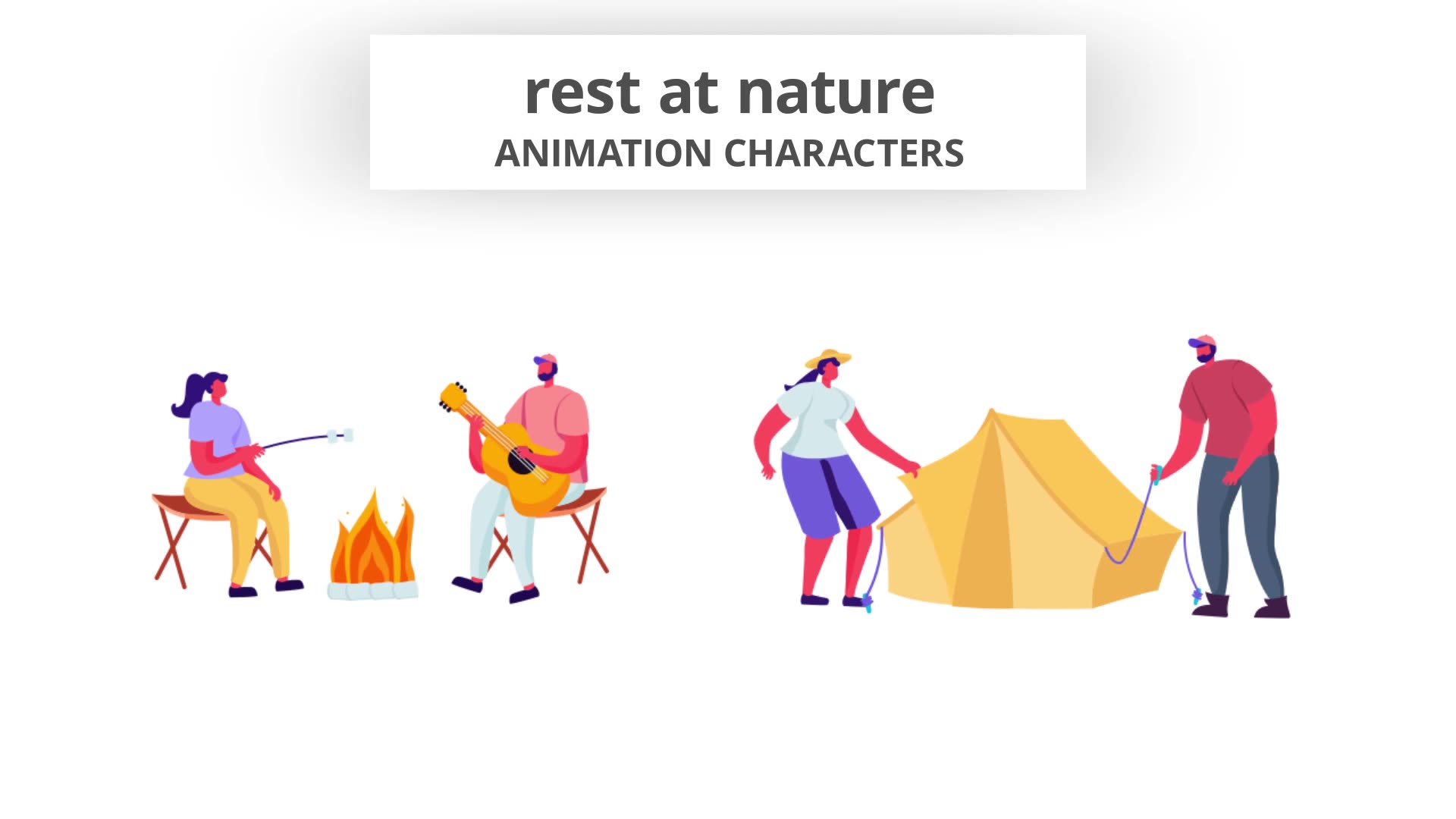 Rest at Nature Character Set Videohive 32842665 After Effects Image 7