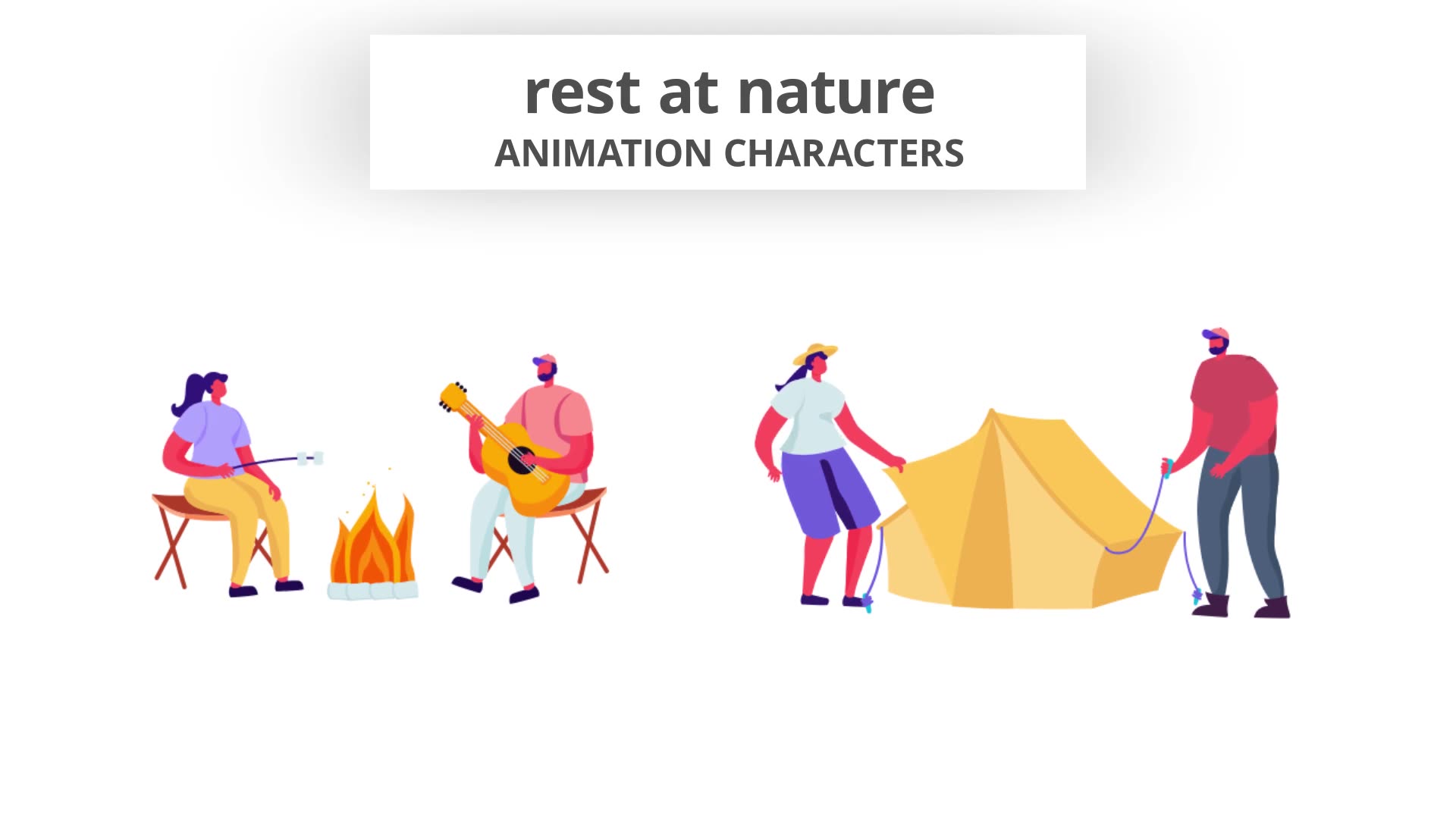 Rest at Nature Character Set Videohive 32842665 After Effects Image 8
