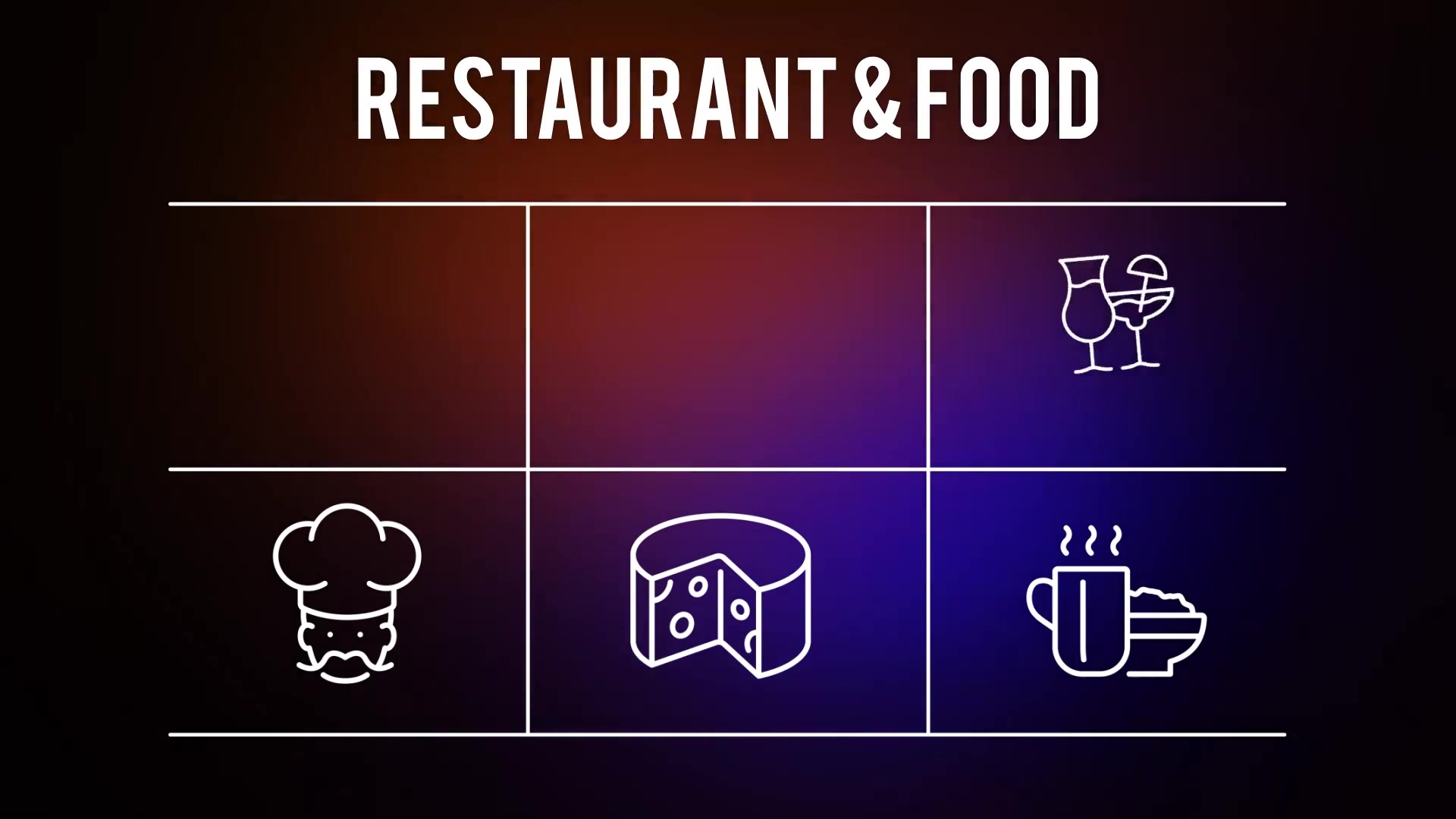 Restaurant And Food 25 Outline Icons - Download Videohive 23195194
