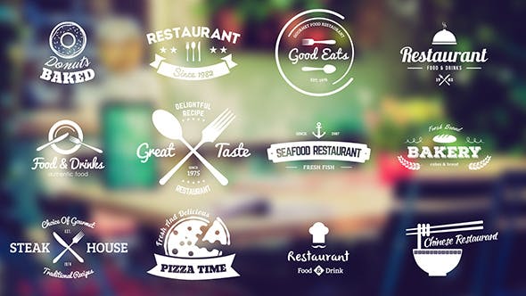 Restaurant And Food Shop Badges - Download Videohive 11096585