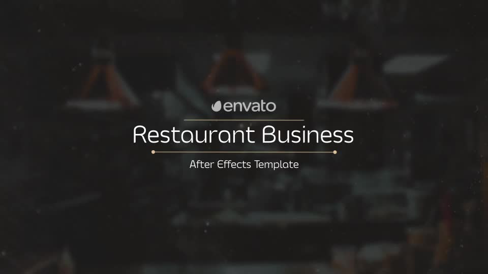 Restaurant Business Videohive 27449319 After Effects Image 1