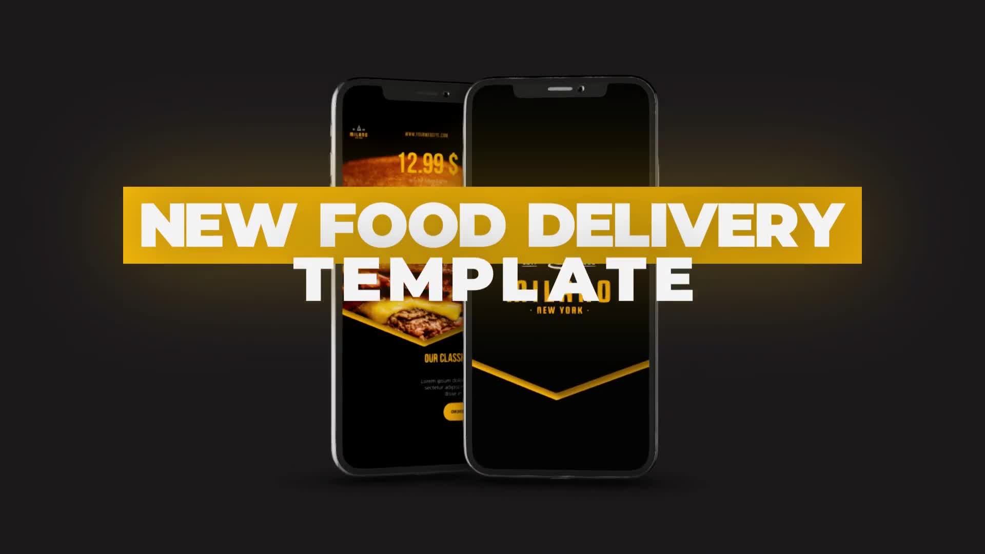 Restaurant Delivery Menu Opener Videohive 26533277 After Effects Image 1