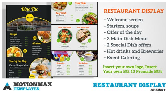 Restaurant Display - Videohive Download 20386098