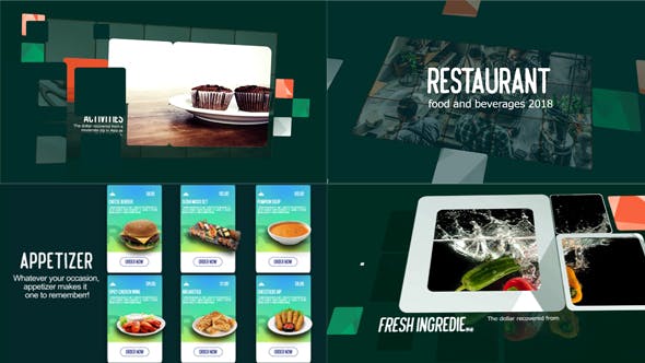 Restaurant Food & Beverages Menu Display - Videohive Download 21465711