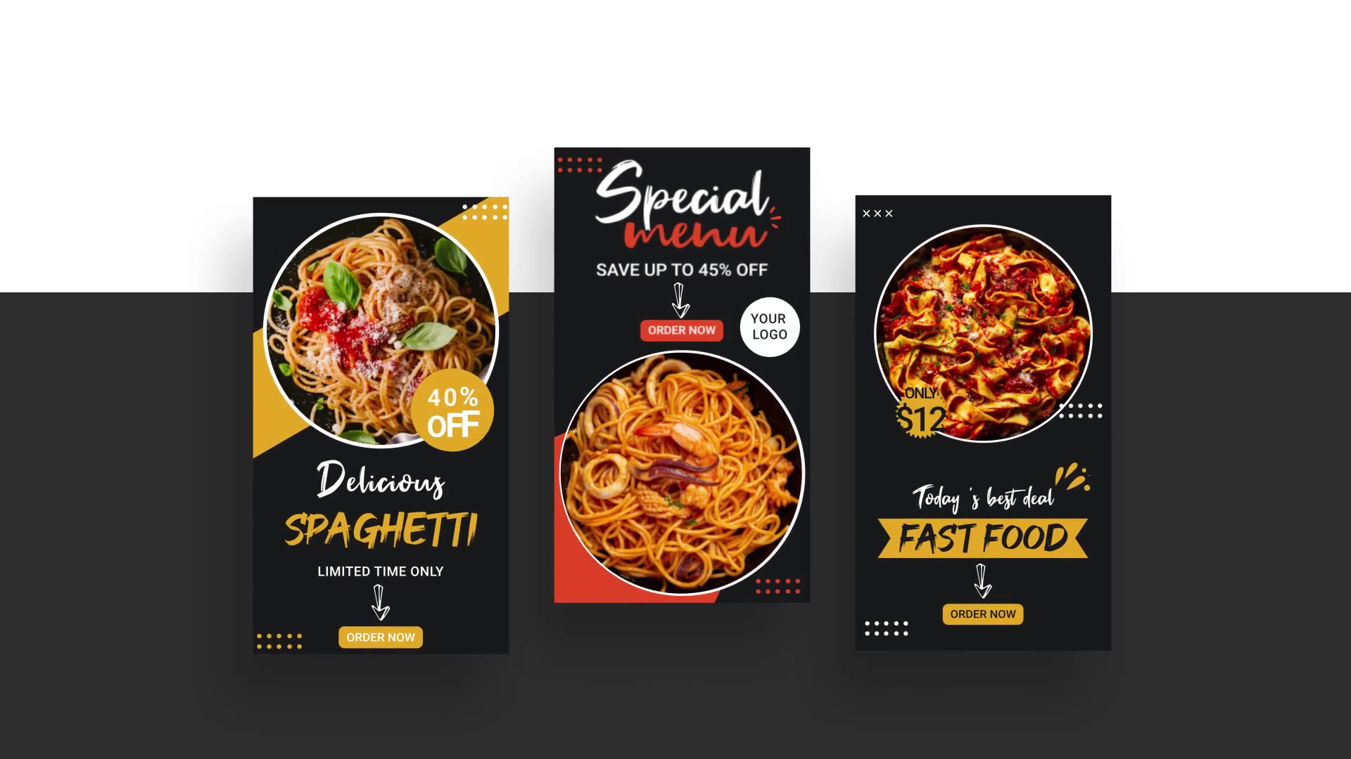 Restaurant Instagram Stories Videohive 33210568 After Effects Image 4
