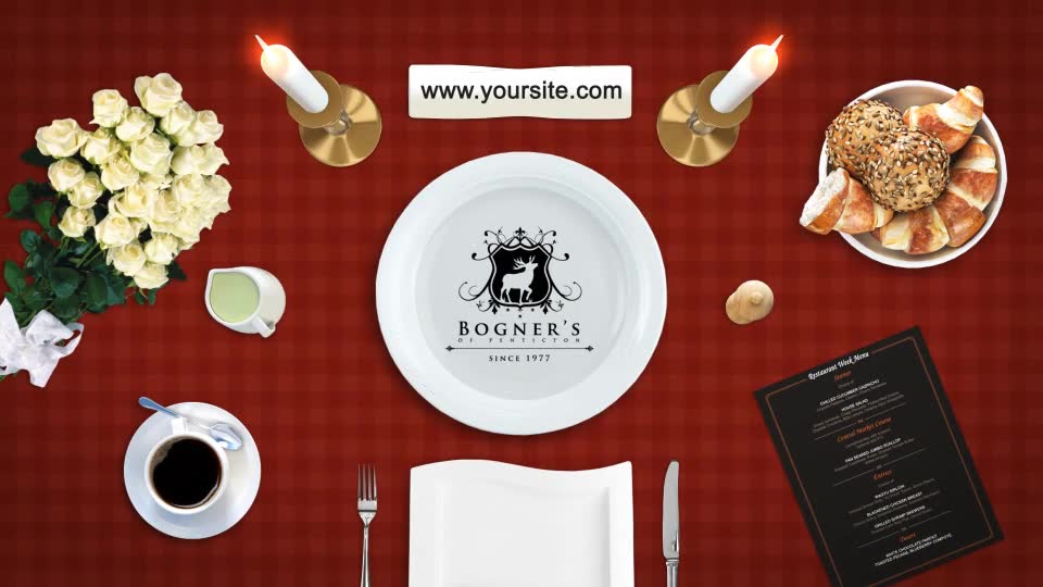 Restaurant Logo Reveal Videohive 13282118 After Effects Image 2
