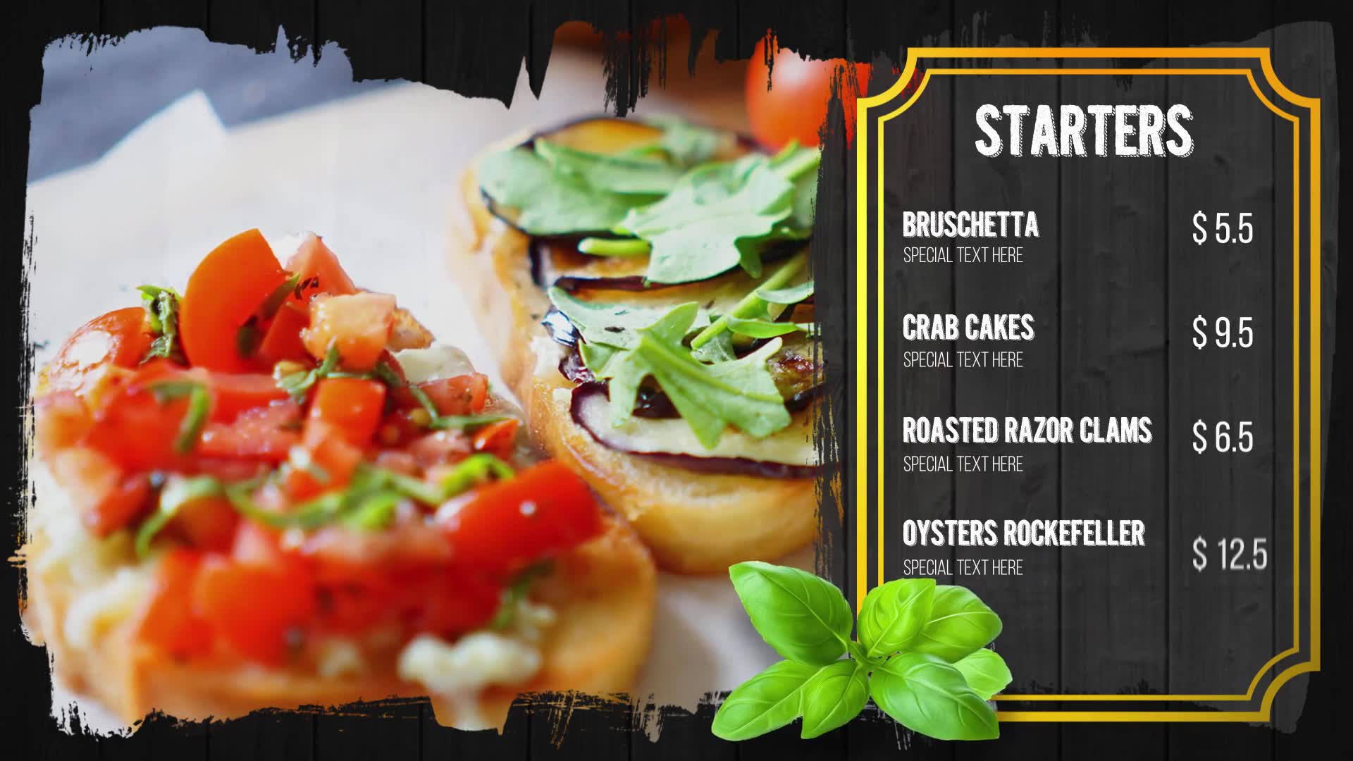 Restaurant Menu Videohive 21082873 After Effects Image 2