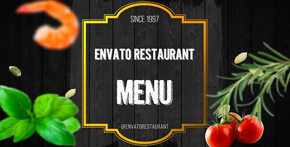 Restaurant Menu - Download Videohive 21082873