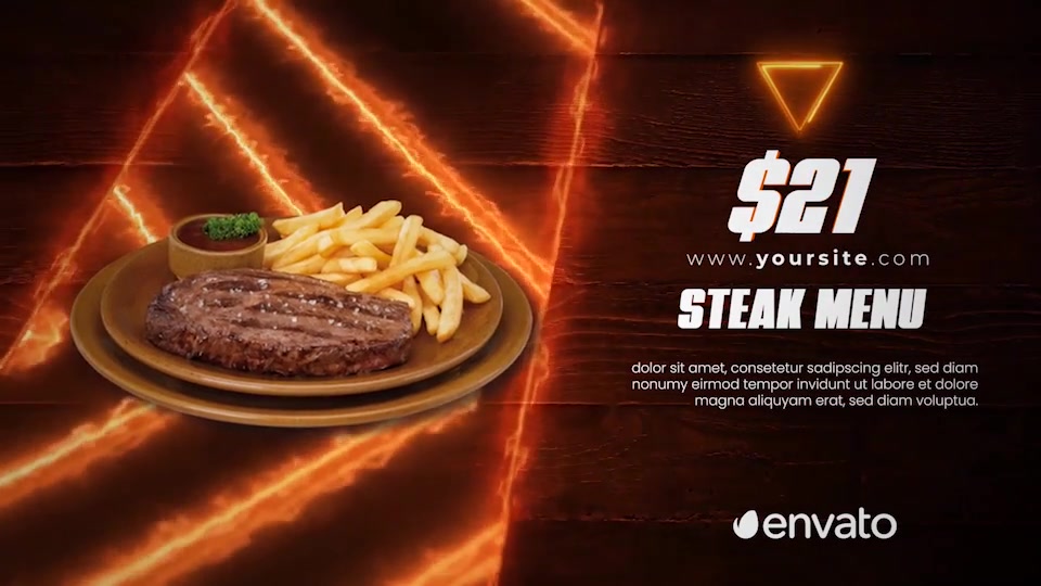 Restaurant Menu Food Promo Videohive 25969418 After Effects Image 7
