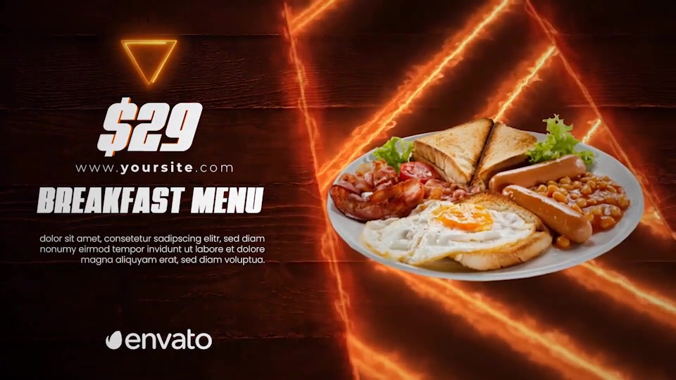 Restaurant Menu Food Promo Videohive 25969418 After Effects Image 8
