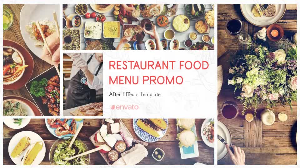 Restaurant Menu Food Promo Videohive 25633995 After Effects Image 1