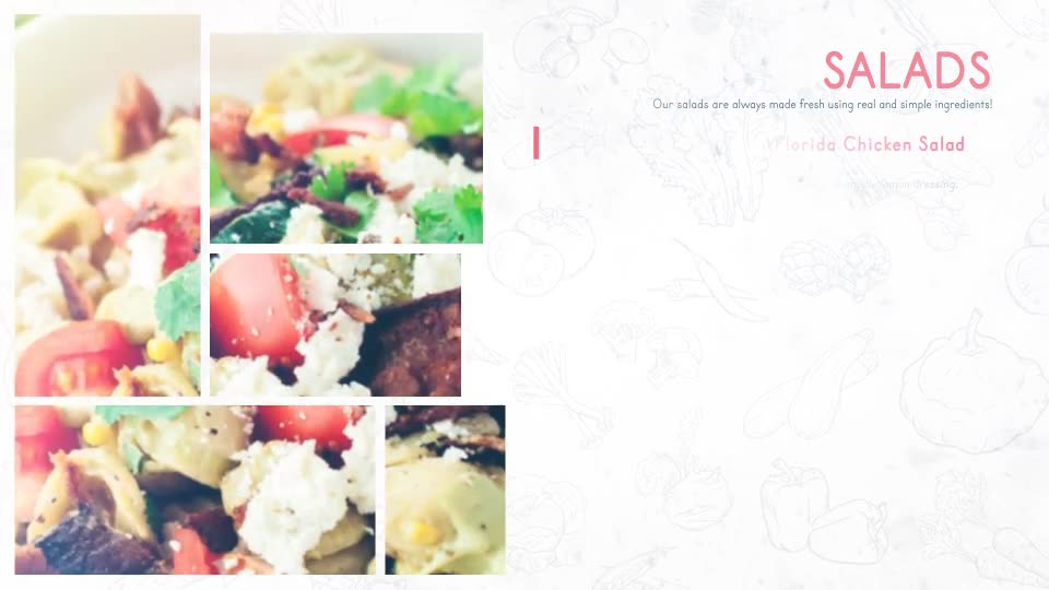 Restaurant Menu Food Promo Videohive 25633995 After Effects Image 3