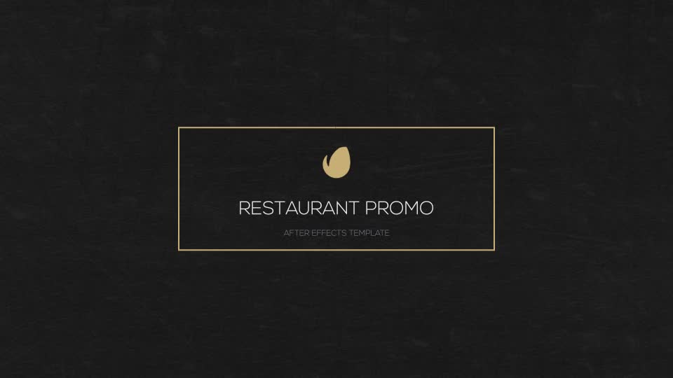 Restaurant Promo Videohive 21808490 After Effects Image 1