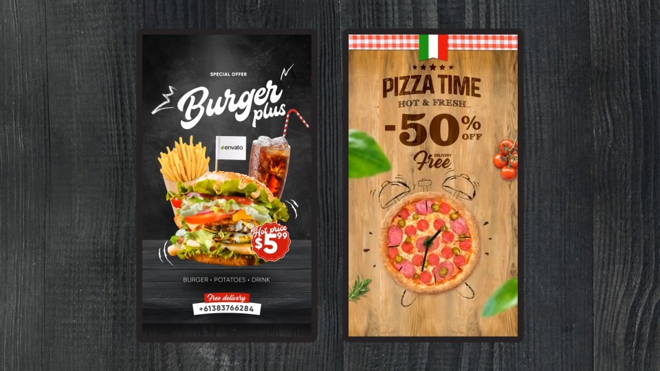 Restaurant Promo Social Network Videohive 25442457 After Effects Image 10