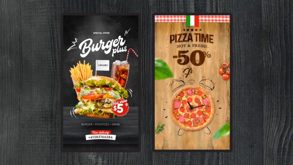 Restaurant Promo Social Network Videohive 25442457 After Effects Image 9