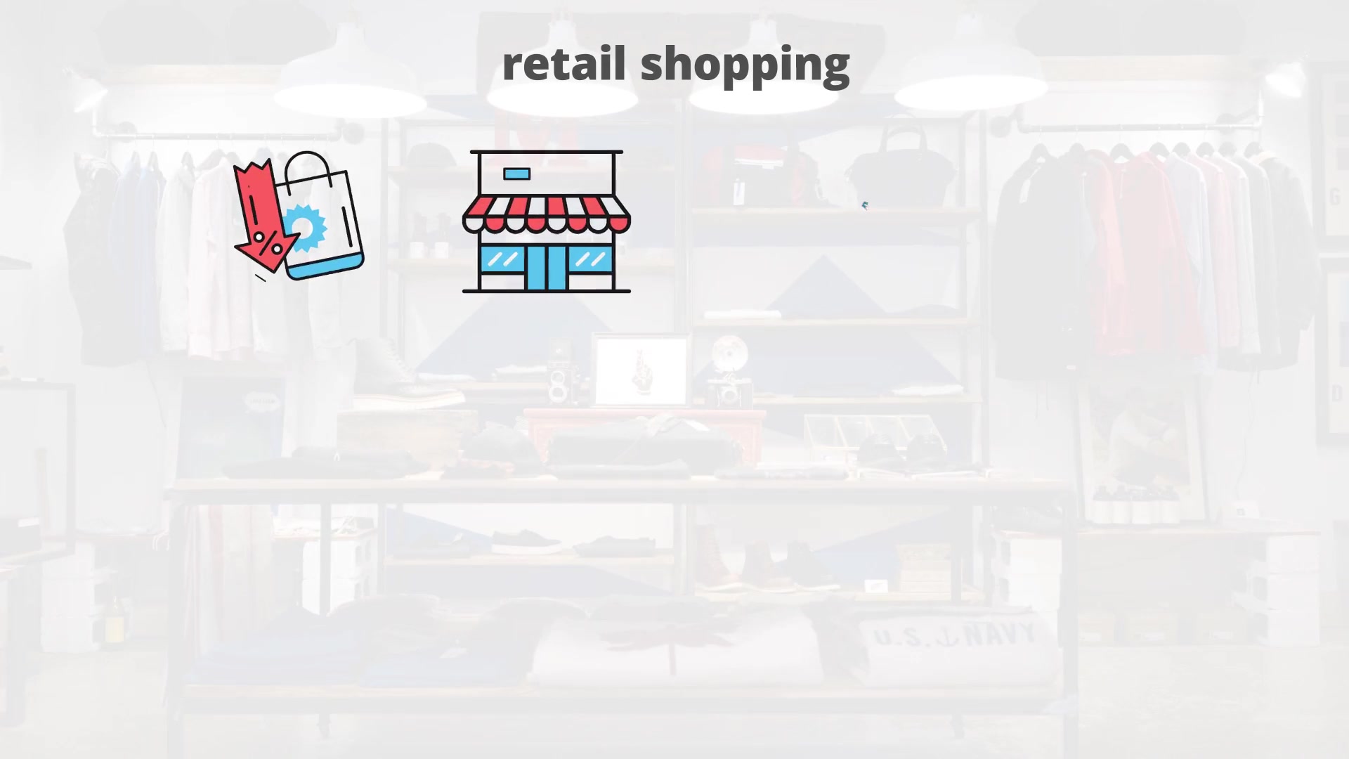 Retail Shoping – Thin Line Icons - Download Videohive 23455727