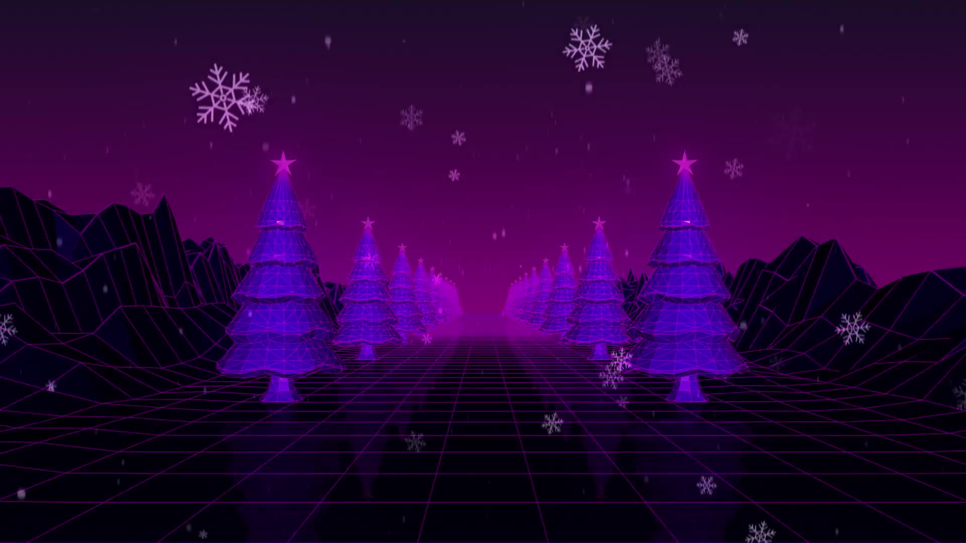 Retro 80s Christmas Wishes Videohive 25315698 After Effects Image 1