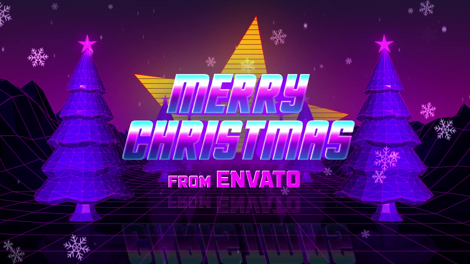 Retro 80s Christmas Wishes Videohive 25315698 After Effects Image 4