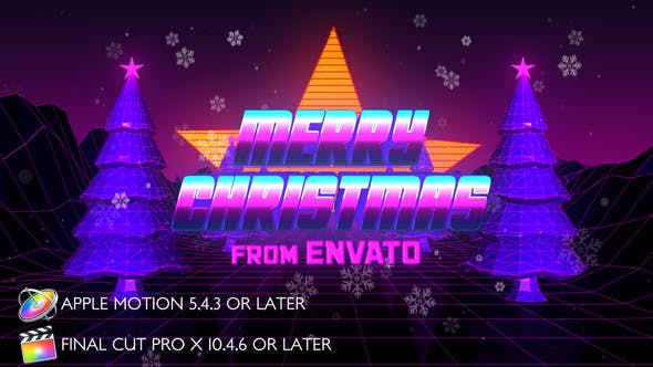 Retro 80s Christmas Wishes Apple Motion - Download Videohive 29371786