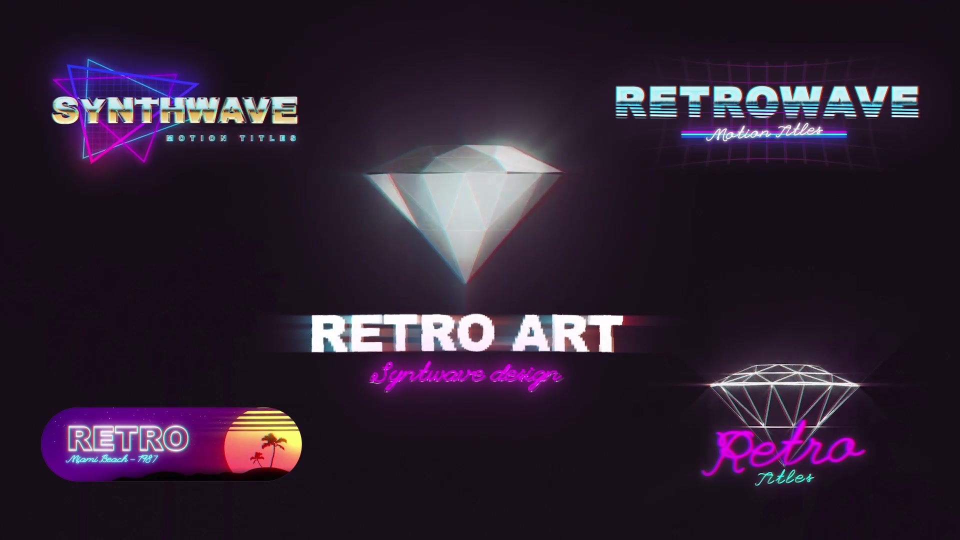 Retro 80s Titles Videohive 33696675 After Effects Image 12