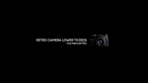 Retro Camera Lower Thirds - 30593080 Videohive Download