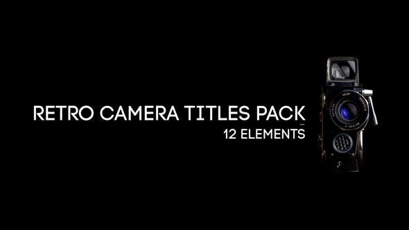 Retro Camera Titles Pack - Videohive Download 18119638