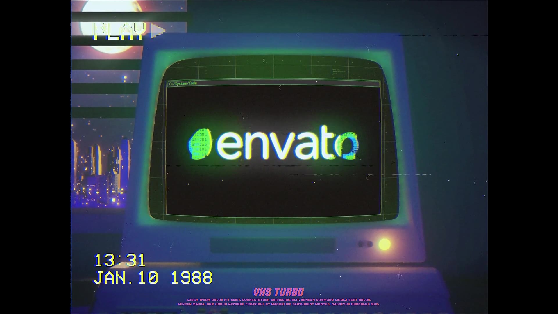 Retro Computer Logo Videohive 25346940 After Effects Image 5