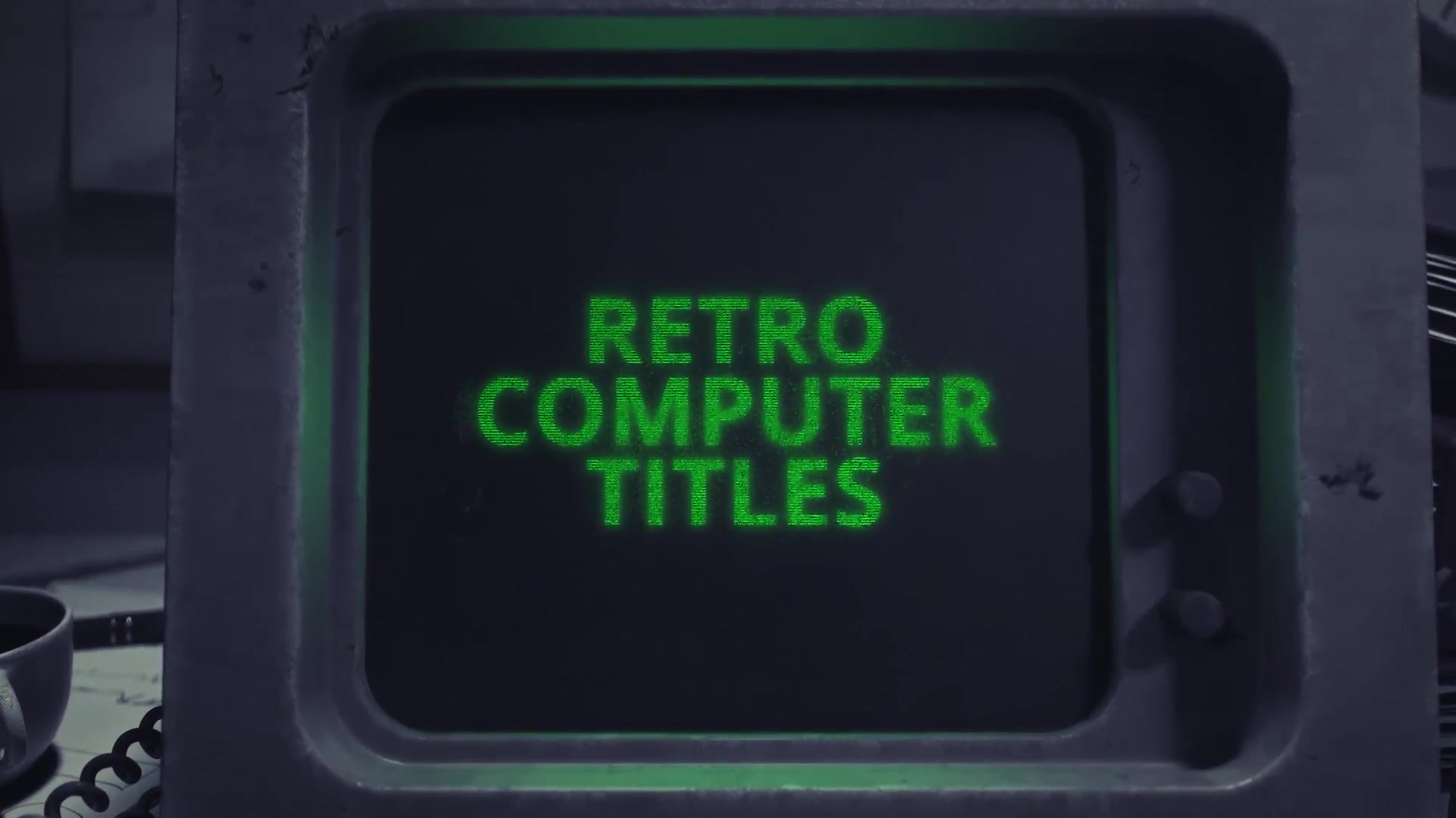 Retro Computer Titles Videohive 25116356 Premiere Pro Image 4