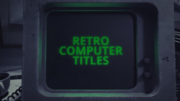 Retro Computer Titles - Videohive 25116356 Download