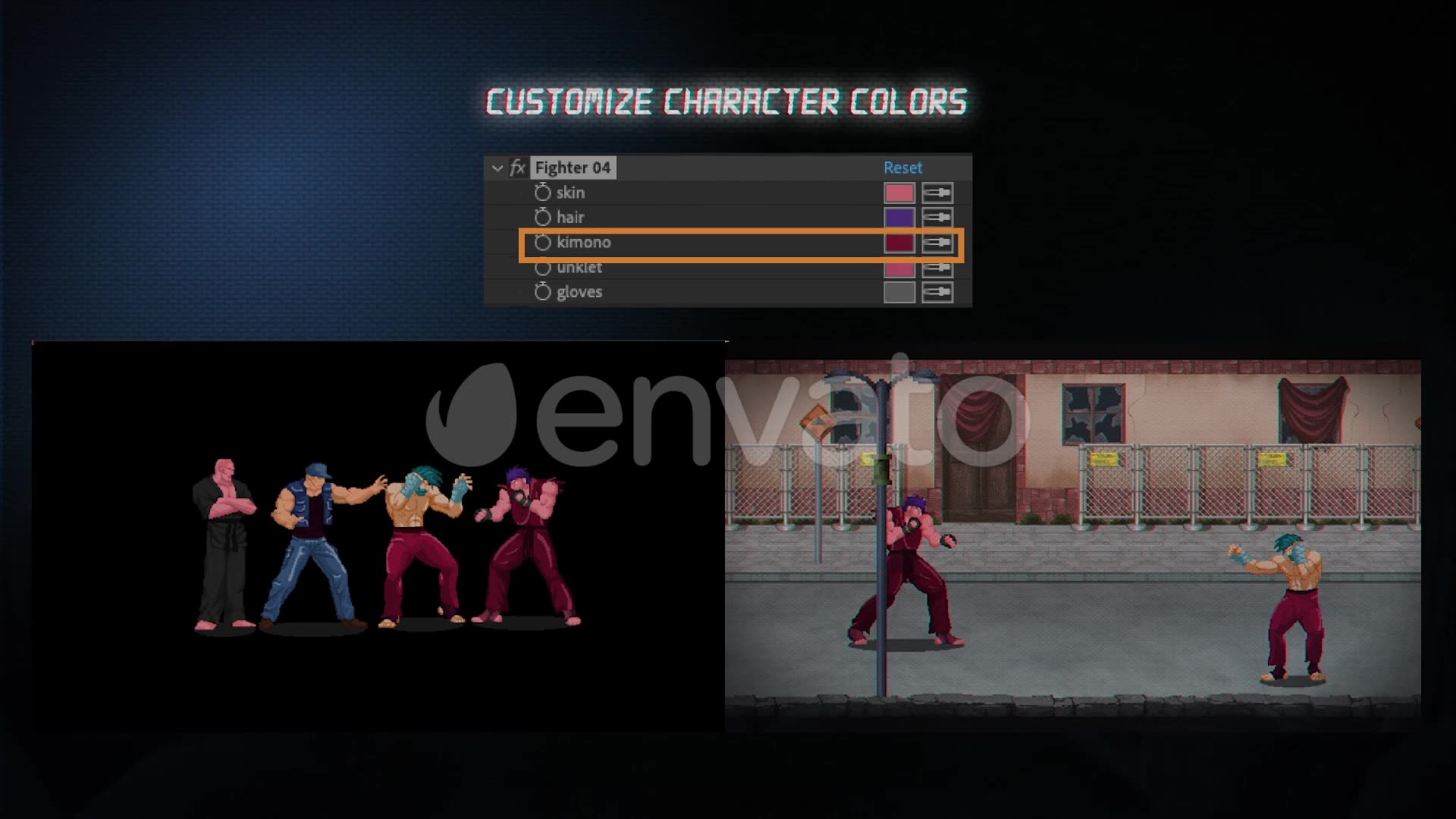 Retro Fighting Game V2 Videohive 26037227 After Effects Image 9
