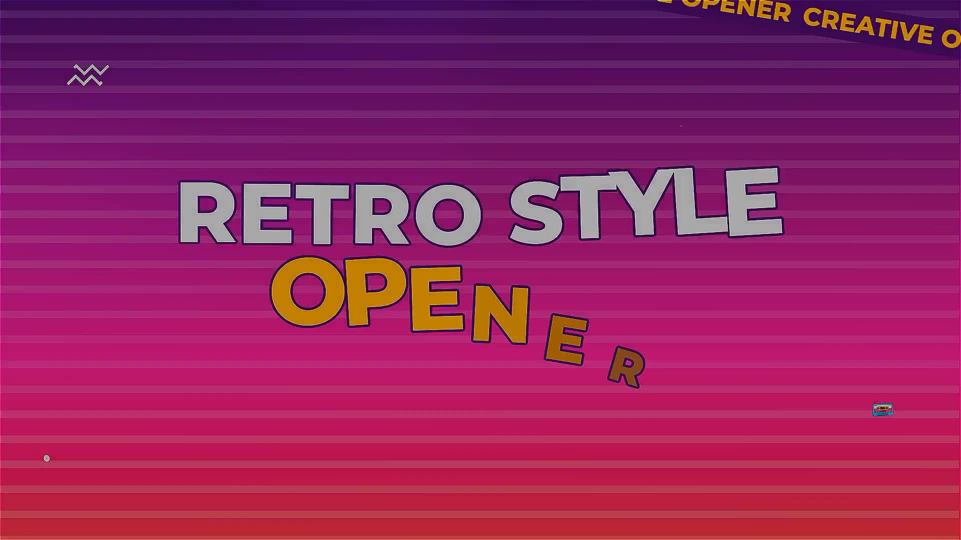 Retro FX Style Opener Videohive 37329832 After Effects Image 1