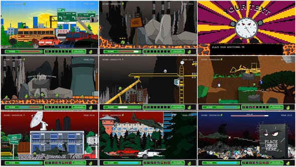 Retro Gameplay – 8 bit 16 bit - Download Videohive 35466696