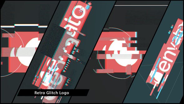 Retro Glitch Logo - Videohive Download 15845470