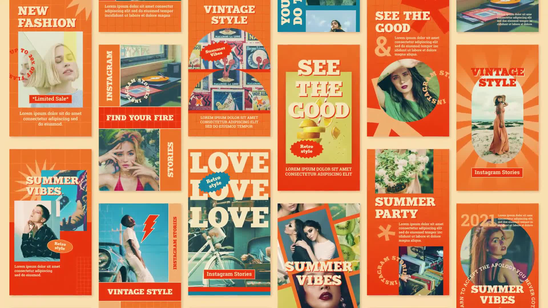 Retro Instagram Stories Videohive 32892578 After Effects Image 1