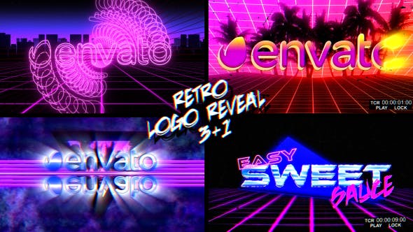 Retro Logo Reveal Pack Vol.1 - Videohive 19323162 Download