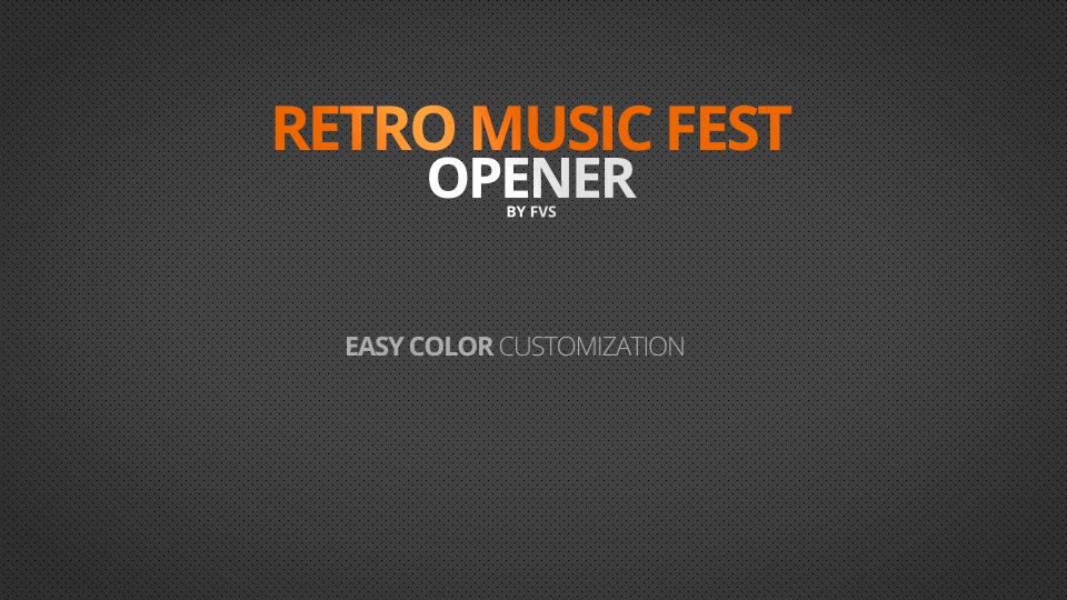 Retro Music Festival Videohive 7814088 After Effects Image 10