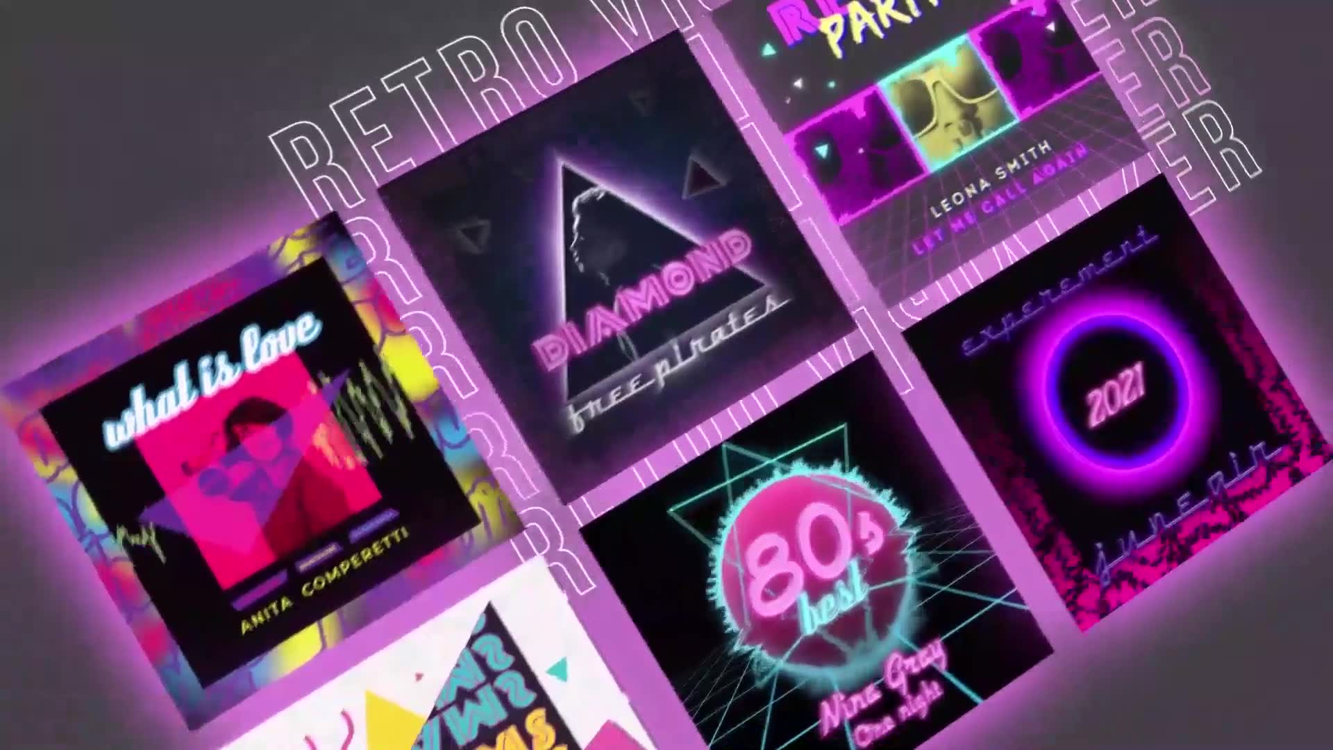 Retro Music Visualizer Instagram Videohive 29717361 After Effects Image 3