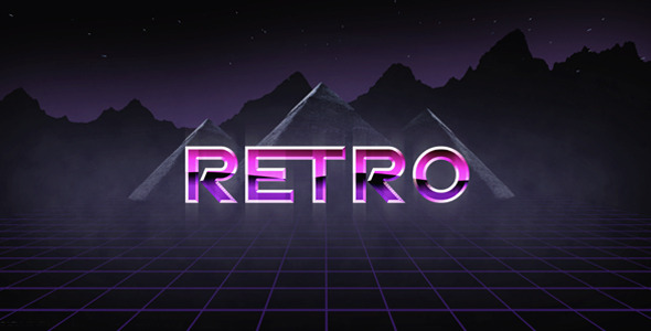 Retro Neon Title Sequence - Download Videohive 3862492