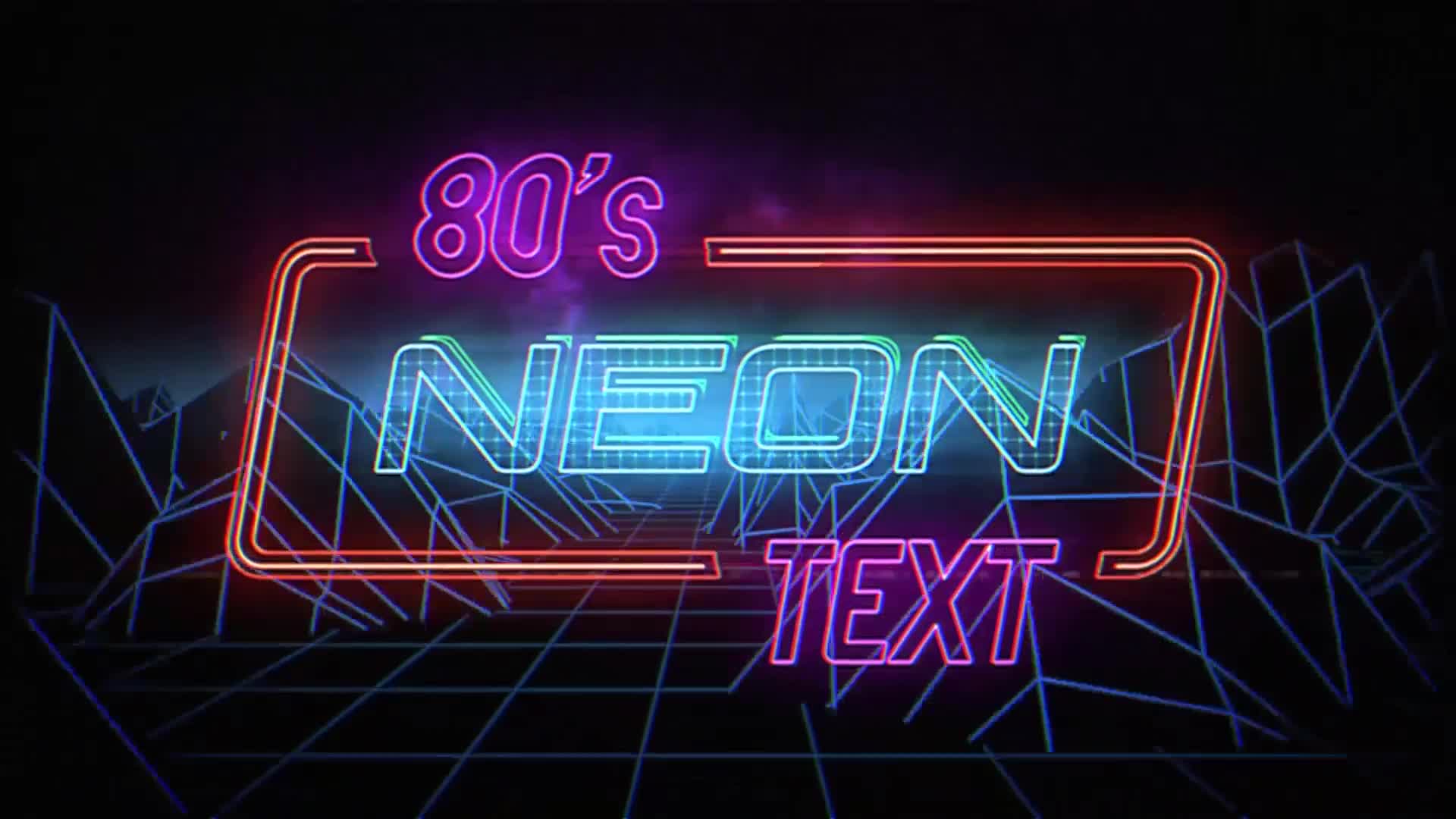 Retro Neon Titles Videohive 23198662 Premiere Pro Image 2