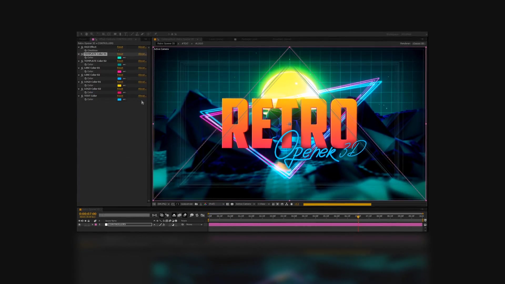 Retro Opener 3D Videohive 23993088 After Effects Image 7