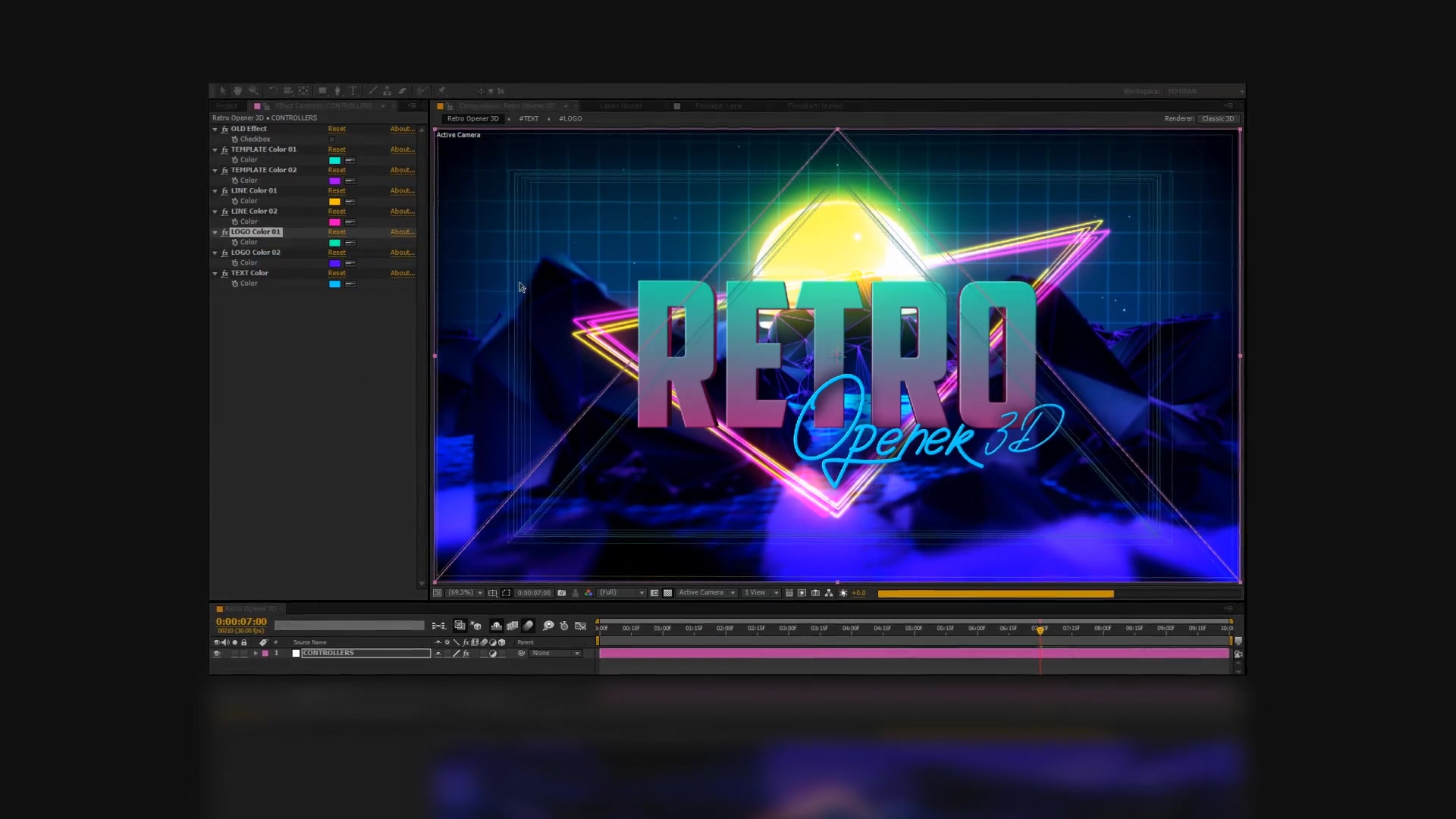 Retro Opener 3D Videohive 23993088 After Effects Image 8