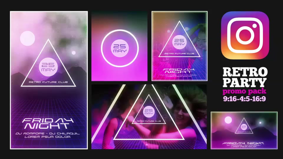 Retro Party Pack Videohive 37667448 After Effects Image 6